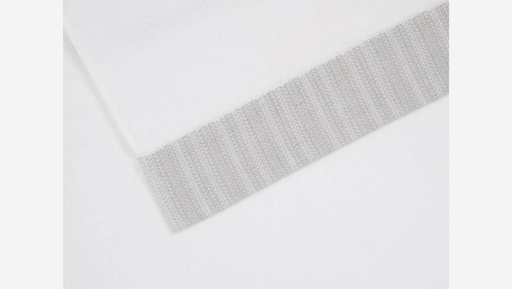Handtuch aus Baumwolle - 50 x 100 cm - Weiß