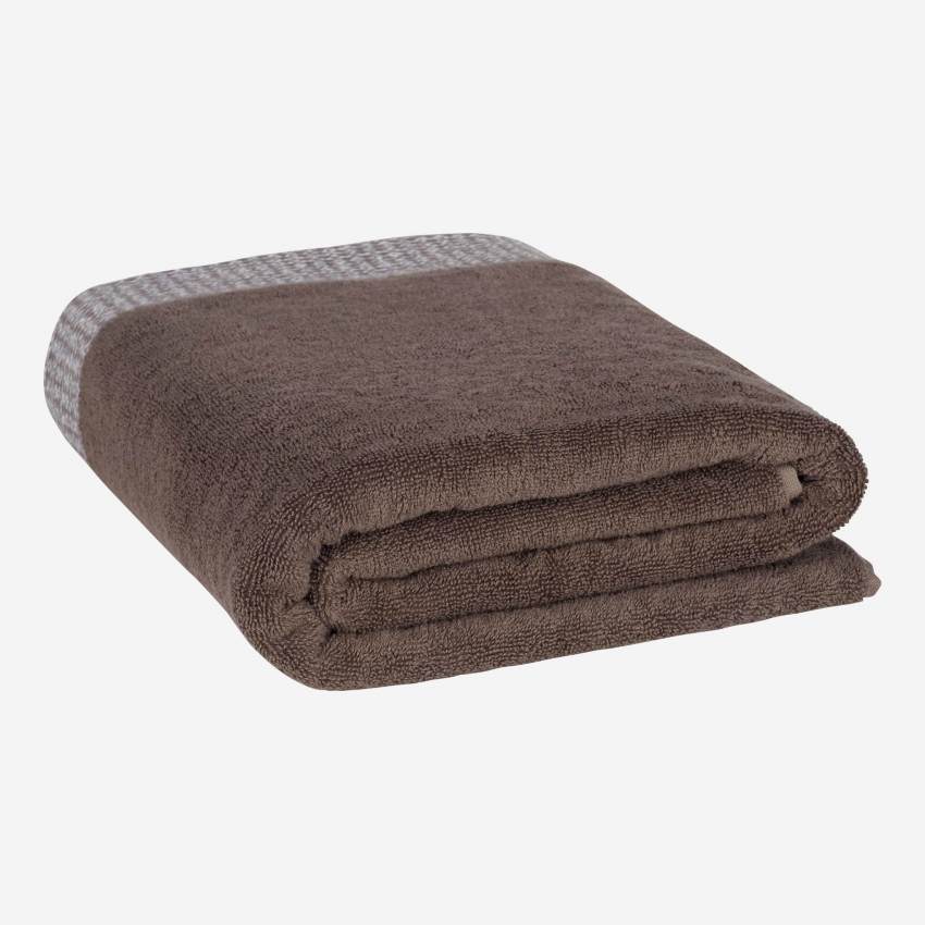 Asciugamano da bagno - 100x150 cm - Marrone