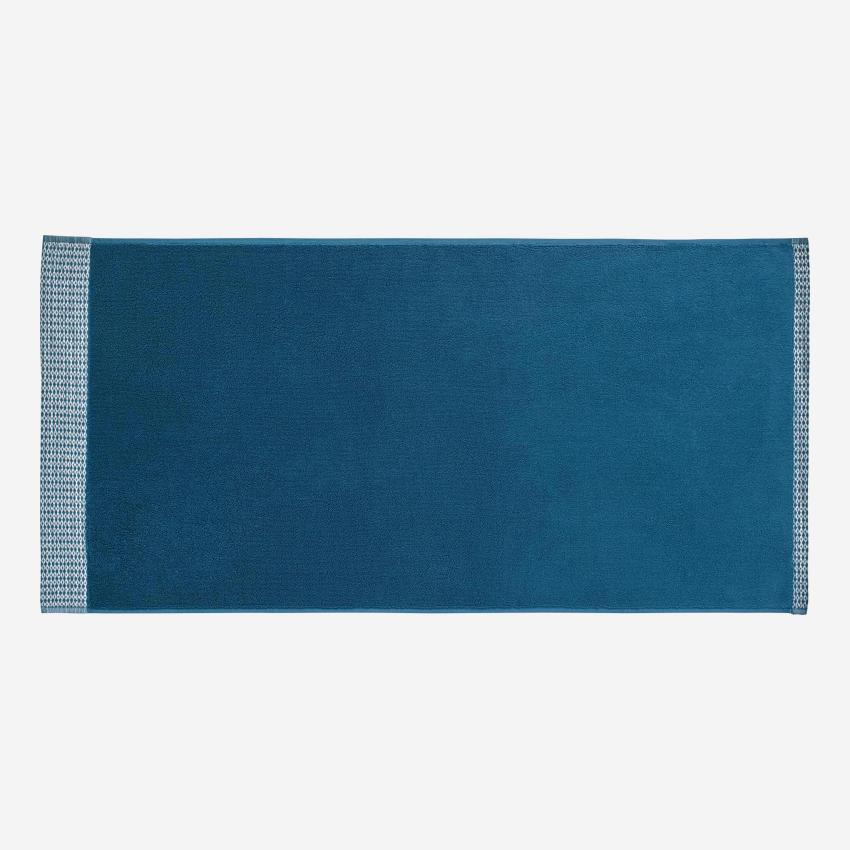 Handdoek - 50x100cm - Blauw