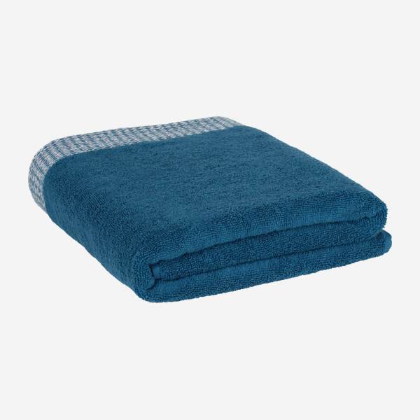 Handdoek - 70x140cm - Blauw