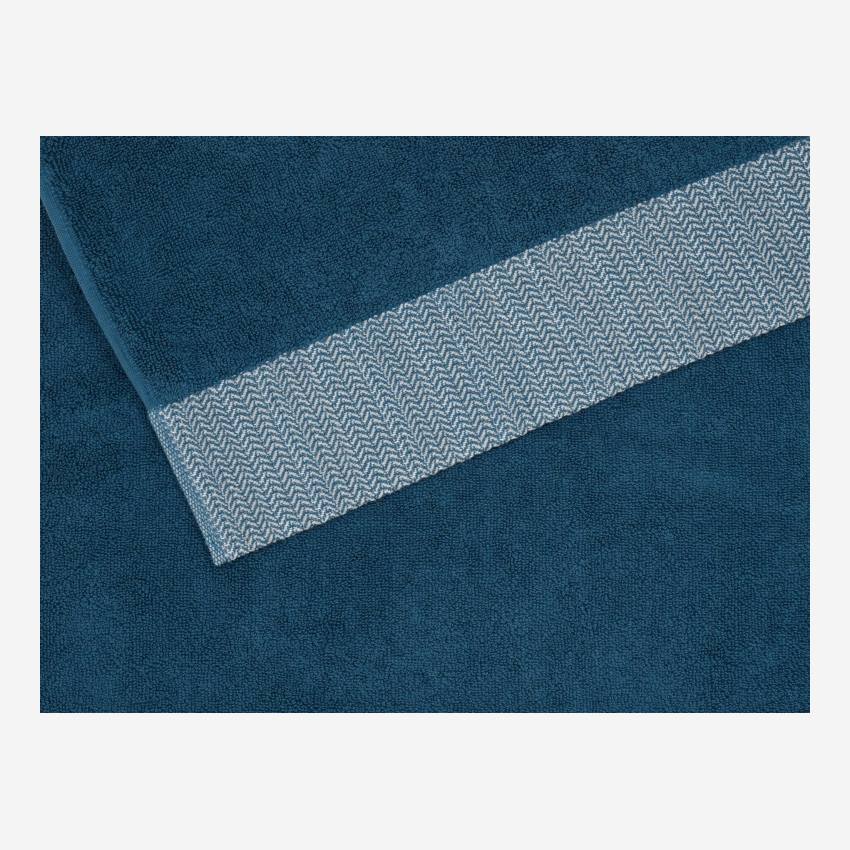 Handdoek - 70x140cm - Blauw