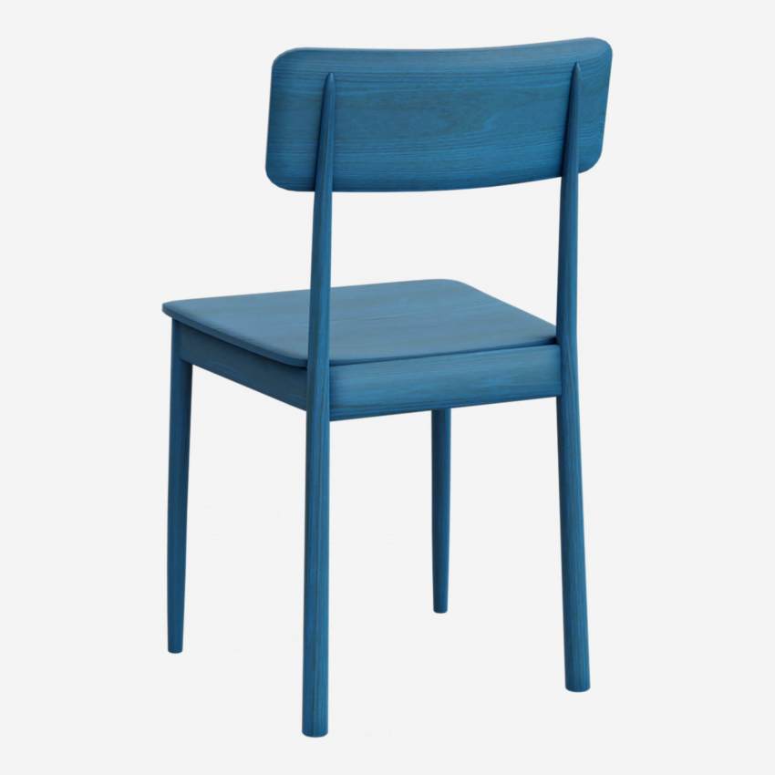 Cadeira em faia - Azul