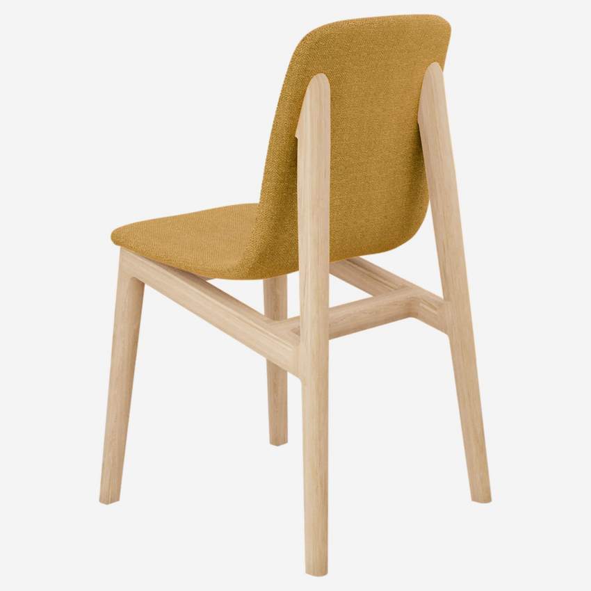 Cadeira em freixo e tecido - Amarelo - Design by Noé Duchaufour