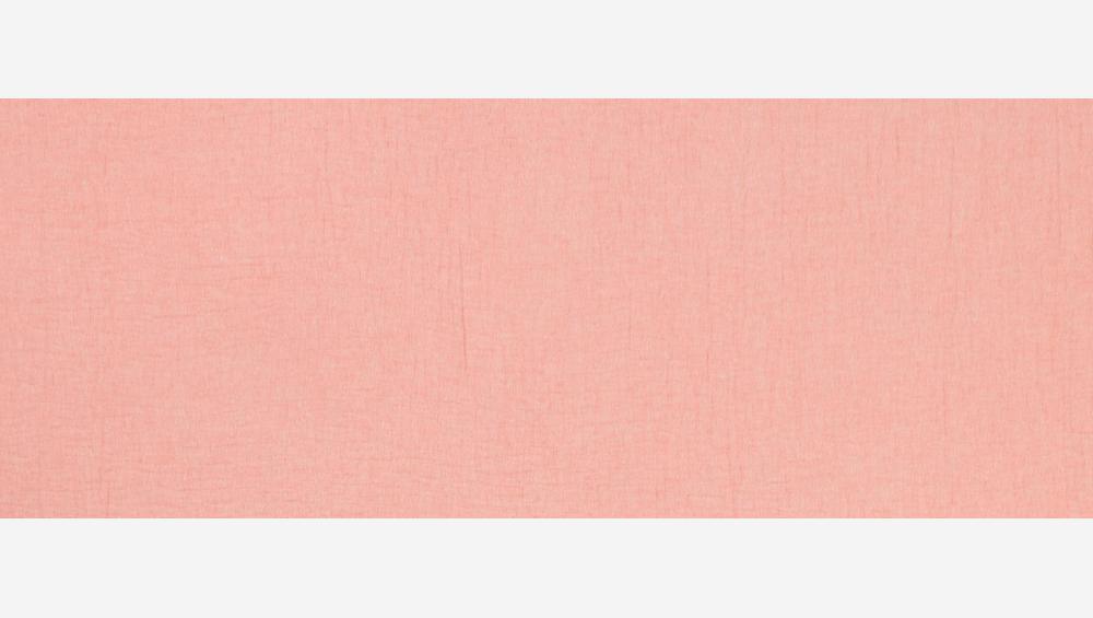 Copriletto reversibile in cotone lavato - 230 x 260 cm - Corallo e Beige