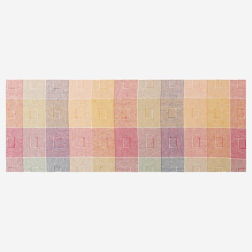 Obelle - Plaid de algodón - 130 x 170 cm - Patchwork de colores