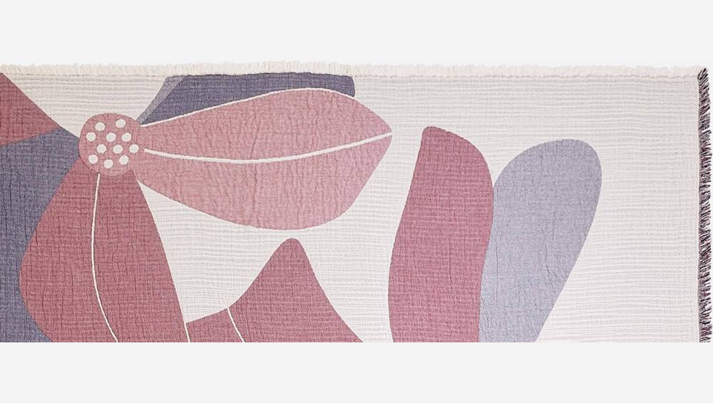 Dessus de lit en coton - 200 x 200 cm - Multicolore - Design by Floriane Jacques