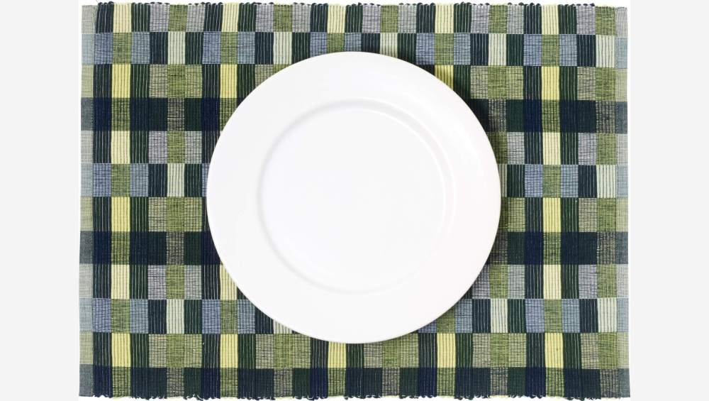 Lot de 2 sets de table - 35 x 50 cm - Vert (Lot de 6)