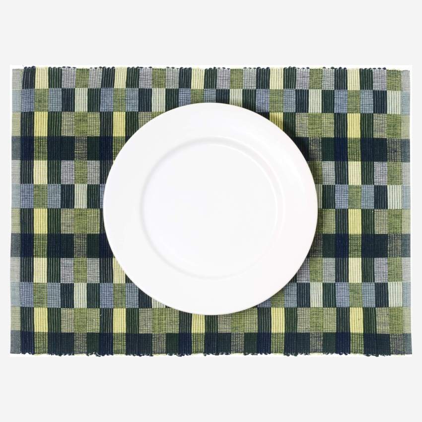 Lot de 2 sets de table - 35 x 50 cm - Vert (Lot de 6)