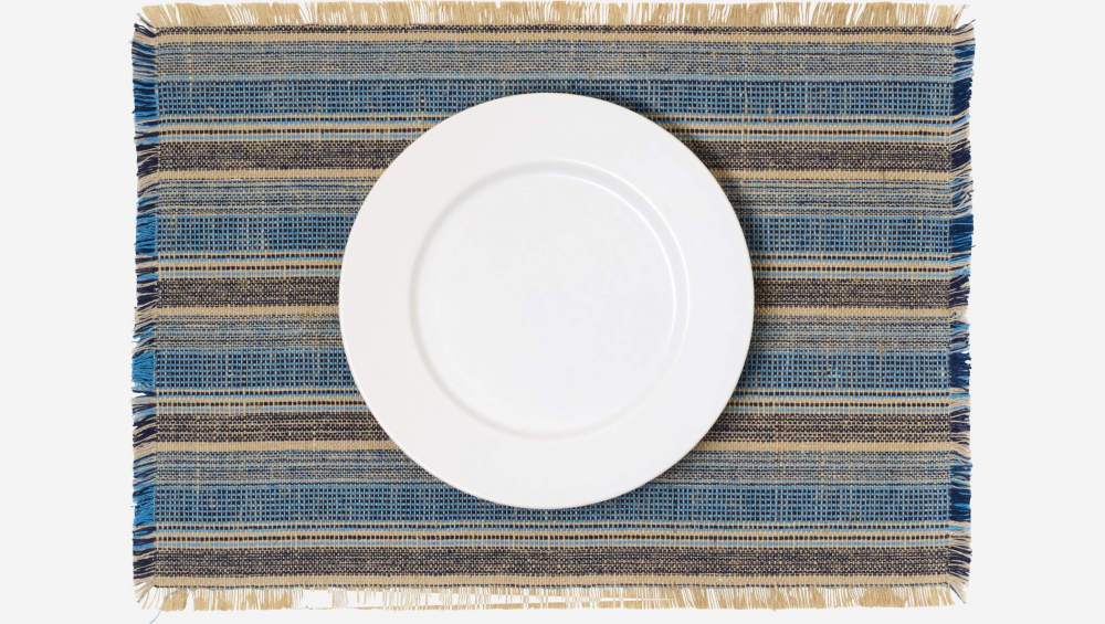 2er-Set Tischsets - 35 x 50 cm - Blau