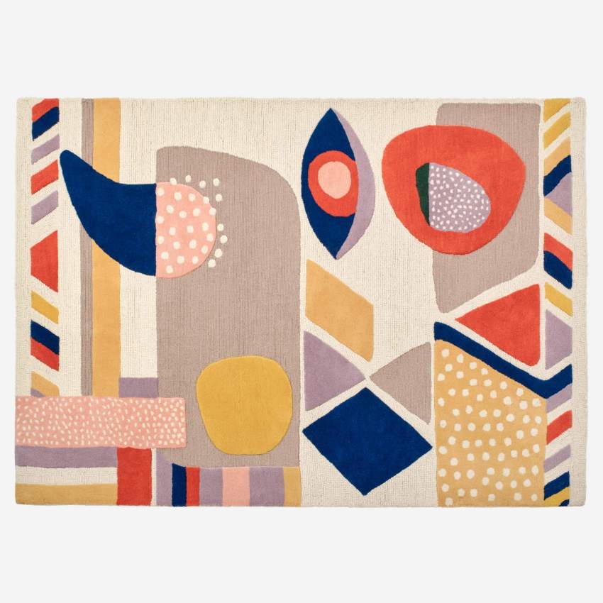 Getufteter Teppich aus Wolle - 170 x 240 cm - Motiv by Floriane Jacques
