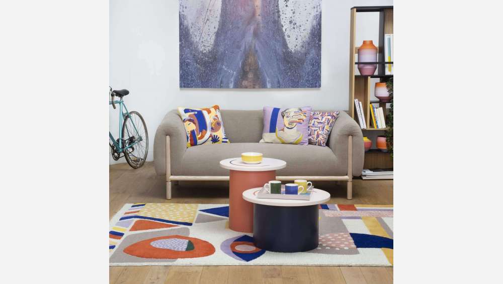 Getufteter Teppich aus Wolle - 170 x 240 cm - Motiv by Floriane Jacques