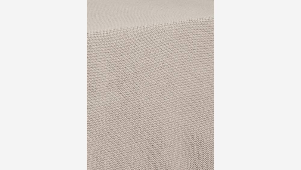 Camino de mesa de algodón - 40 x 140 cm -Beige