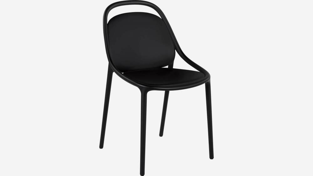 Cadeira de polipropileno - Preto - Design de Eugeni Quitllet