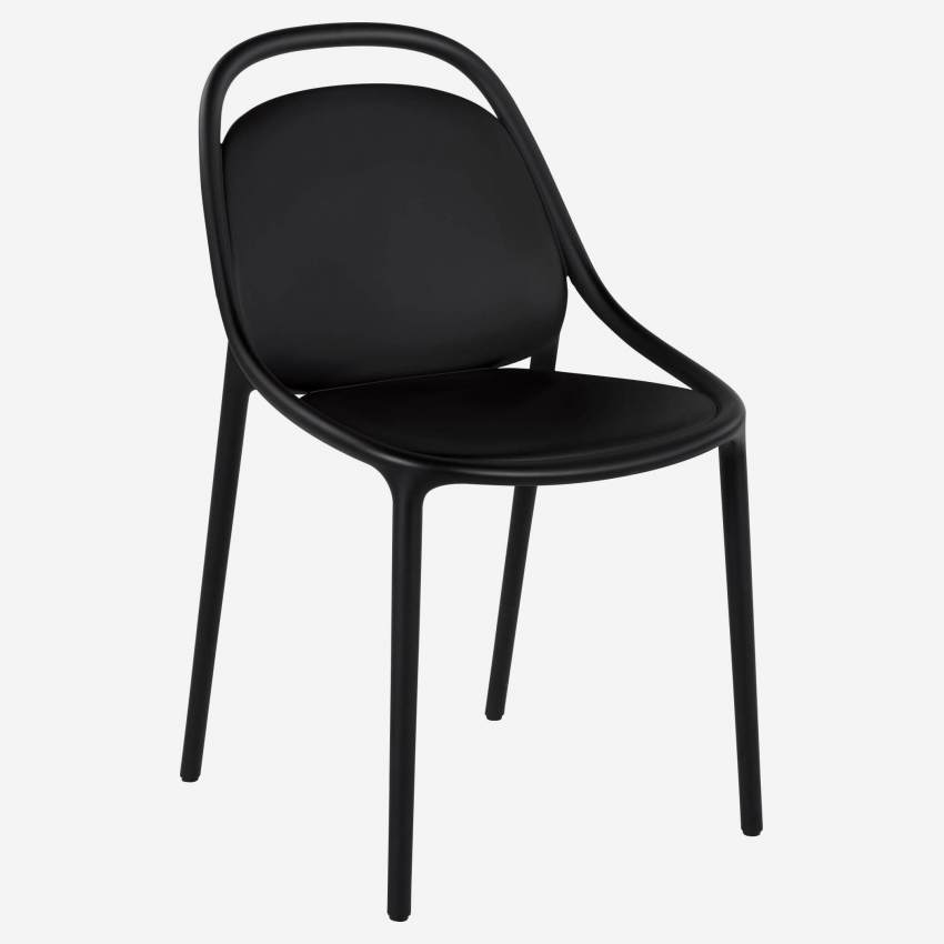 Chaise en polypropylène - Noir - Design by Eugeni Quitllet