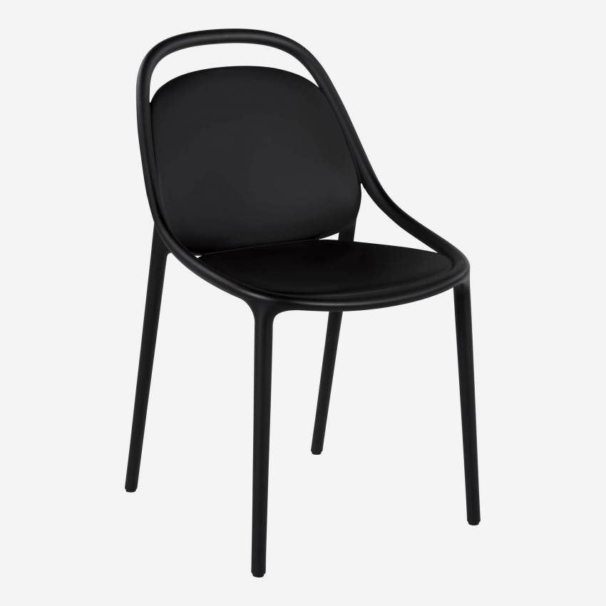 Cadeira de polipropileno - Preto - Design de Eugeni Quitllet
