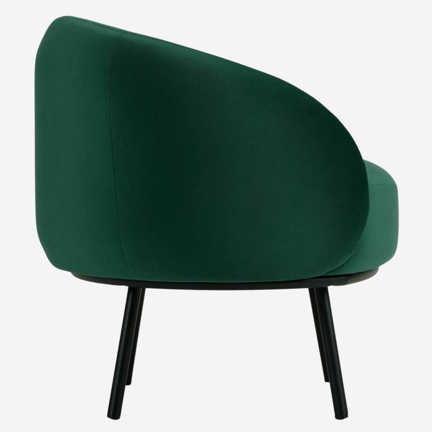 Poltrona de veludo - Verde - Design by Adrien Carvès