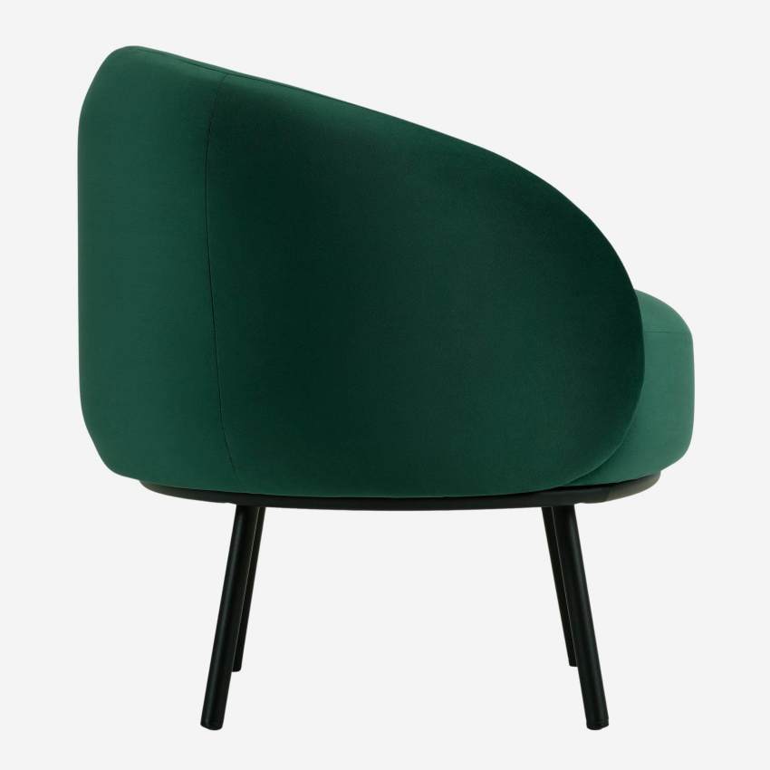 Poltrona in velluto - Verde - Design by Adrien Carvès