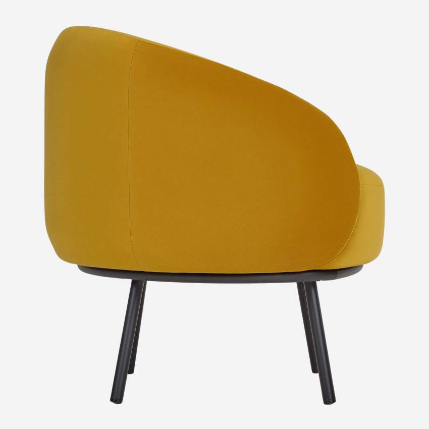 Sessel aus Samt - Gelb - Design by Adrien Carvès
