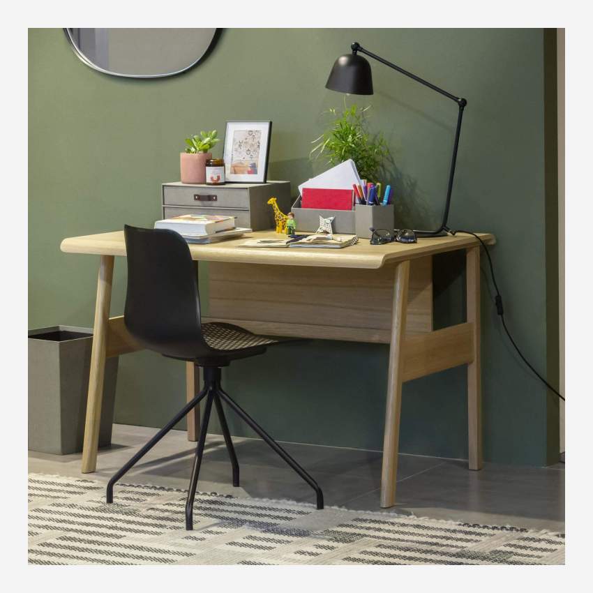 Kleiner Schreibtisch aus Eiche - Naturfarben - Design by Joachim Jirou-Najou