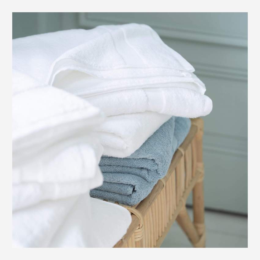 Asciugamano ospite in cotone - 30 x 50 cm - Blu