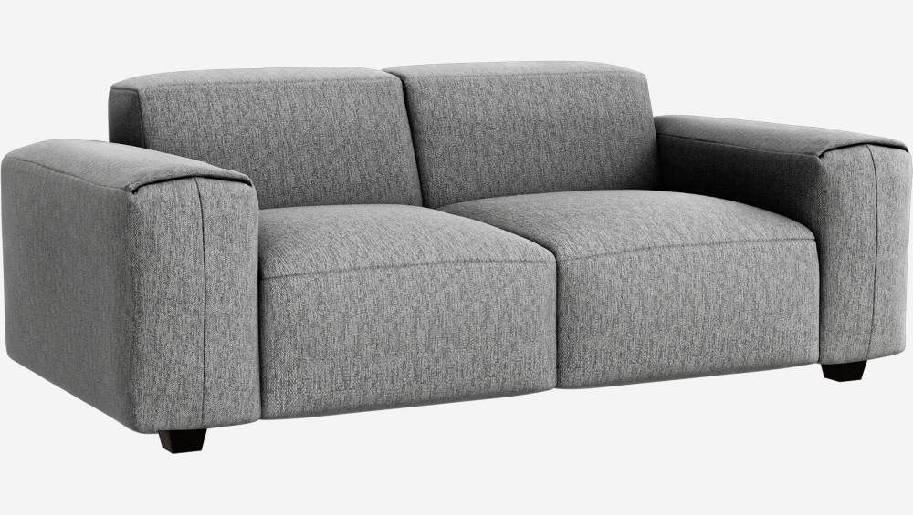 2-Sitzer-Sofa mit Copparo-Stoffbezug - Schiefergrau
