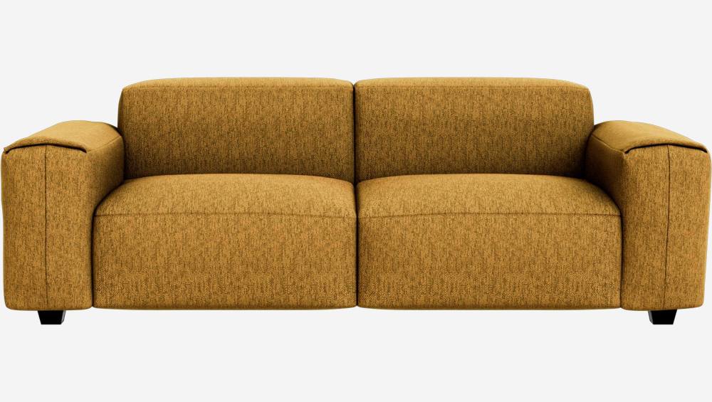 3-Sitzer-Sofa mit Copparo-Stoffbezug - Senfgelb