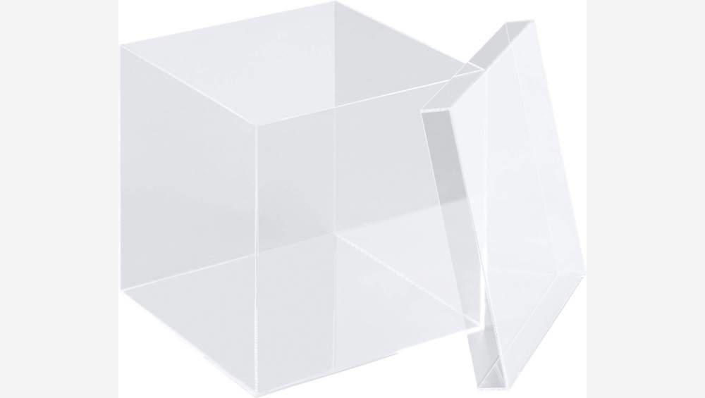 Boîte de rangement en acrylique - Grand modèle - Transparent