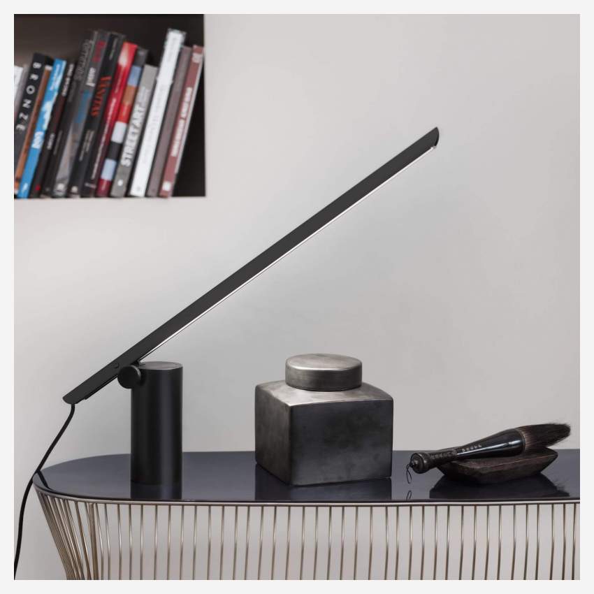 LED-Schreibtischleuchte aus Metall - Schwarz