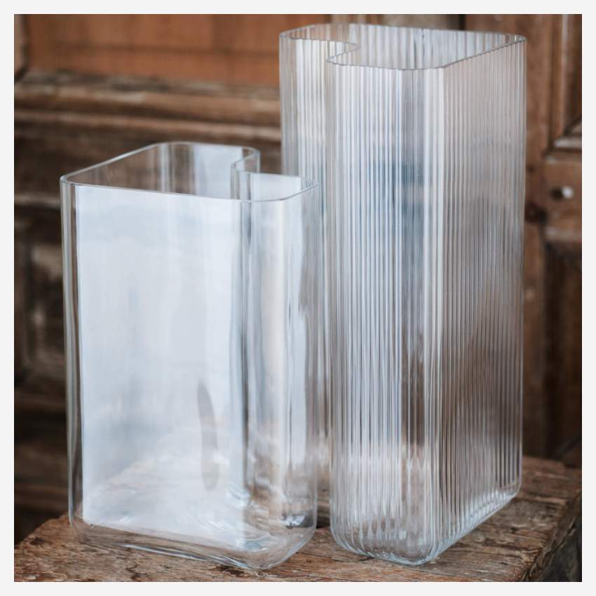 Vaso in vetro - 40 cm - Trasparente