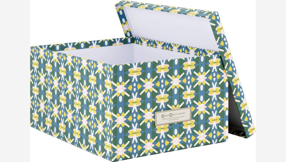 Caja de almacenaje - estampado Madeline - design by Floriane Jacques