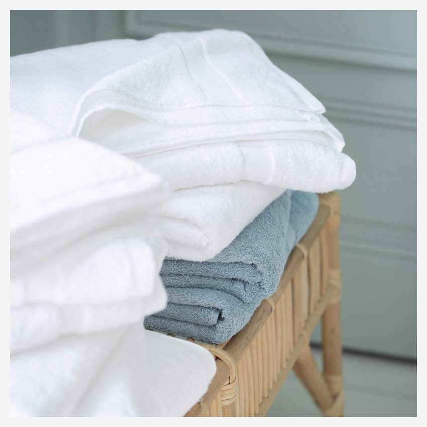 Asciugamano da bagno in cotone - 100 x 150 cm - Bianco