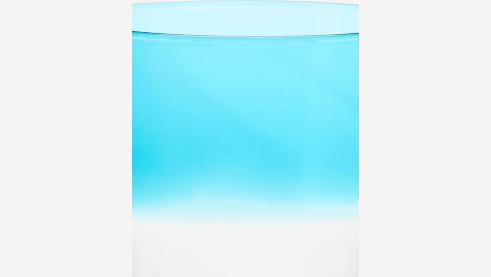 Gobelet en verre soufflé 360 ml - Turquoise