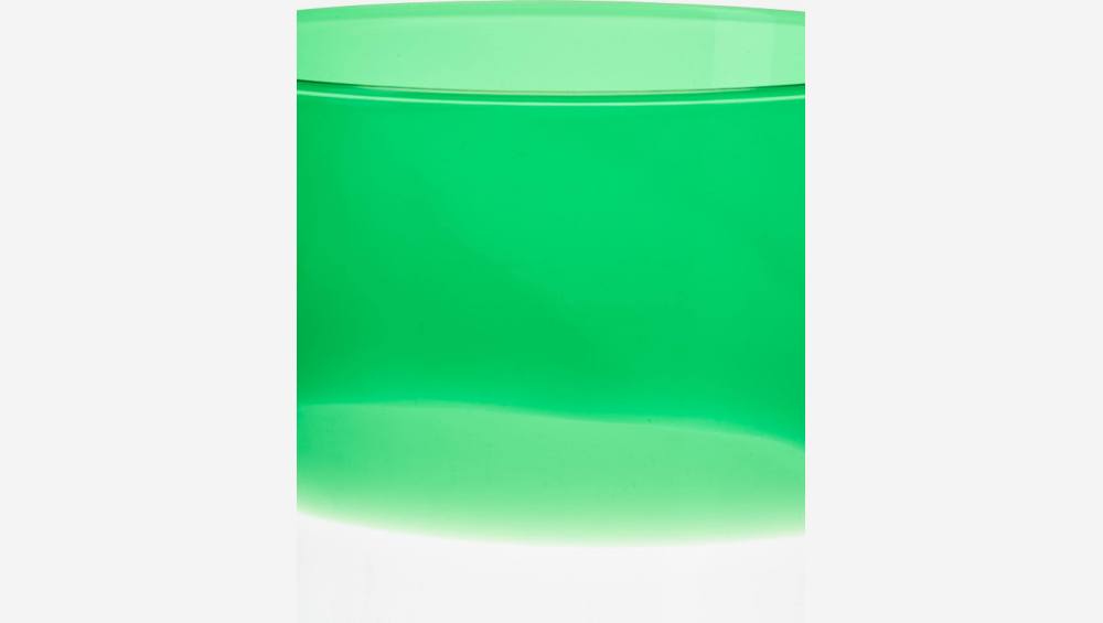 Gobelet en verre soufflé 360 ml - Vert foncé