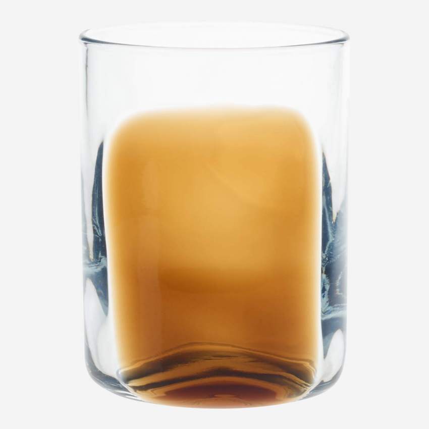 Beker van geblazen glas - 320 ml - Amber