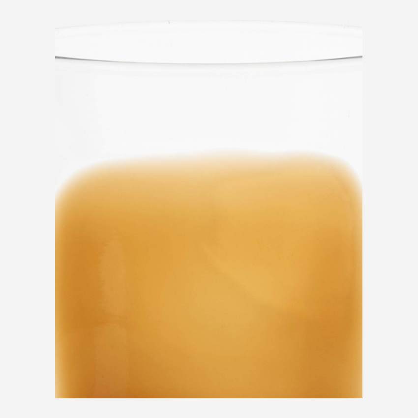 Beker van geblazen glas - 320 ml - Amber