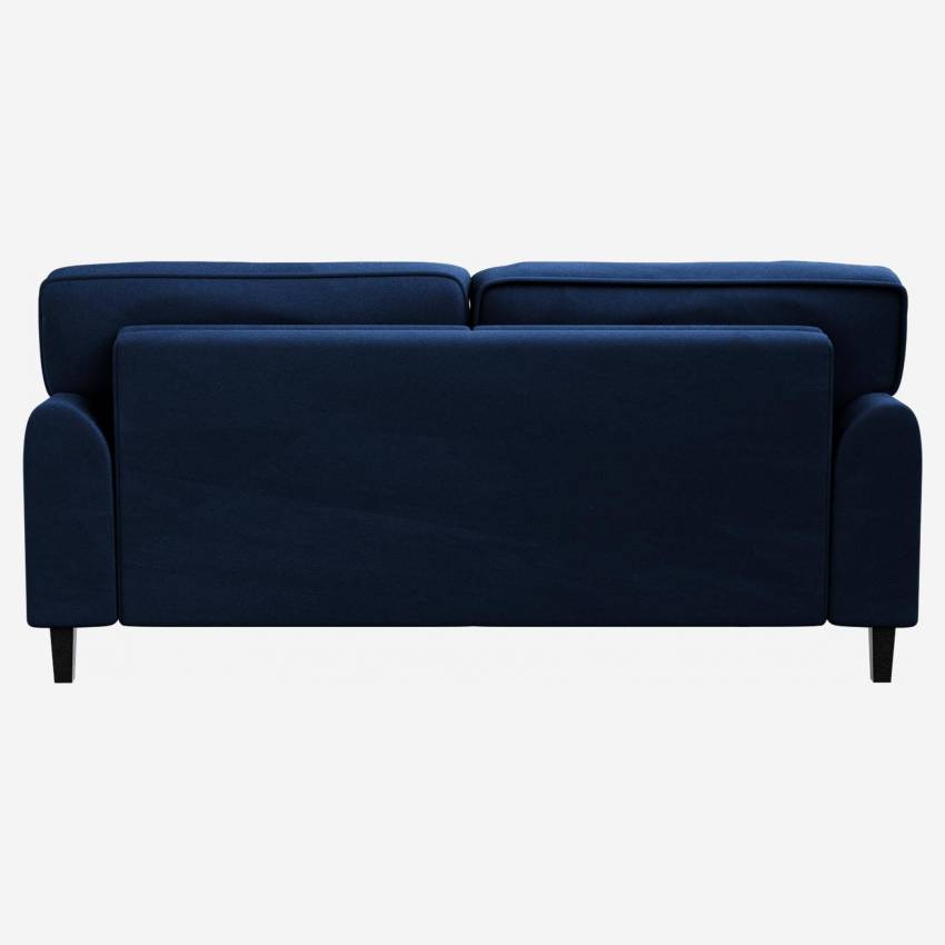 3-Sitzer-Sofa aus Samt - Blau