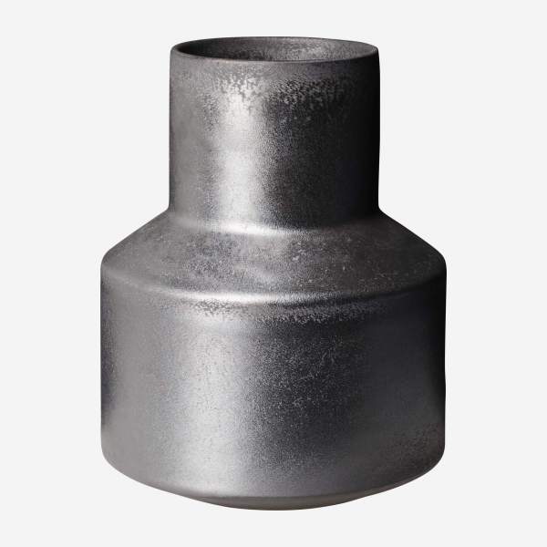 Jarro de terracota - 14x18cm - Metal