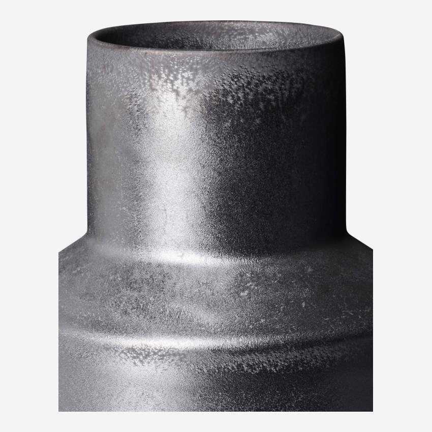 Vase en terre cuite - 14 x 18 cm - Métal
