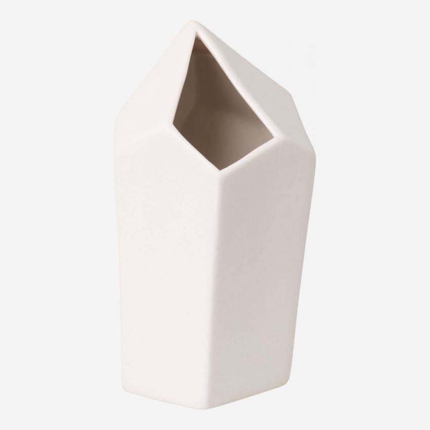 Vase aus Sandstein - Beige