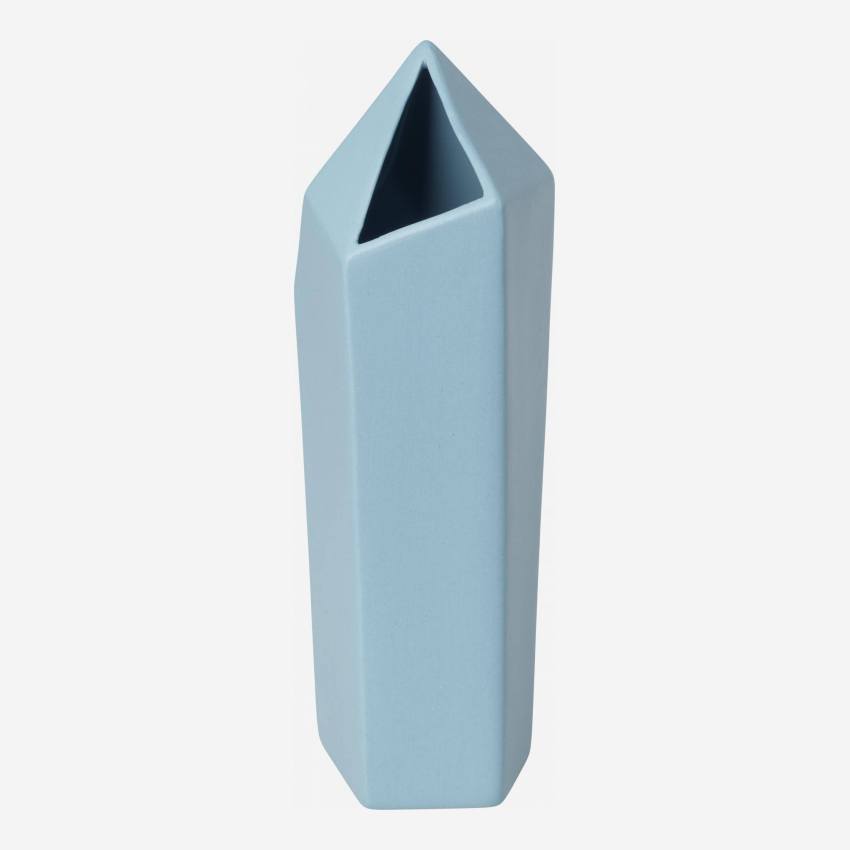 Vase aus Sandstein - Blau