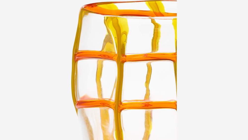 Jarra em vidro soprado - 15 x 18 cm - Transparente