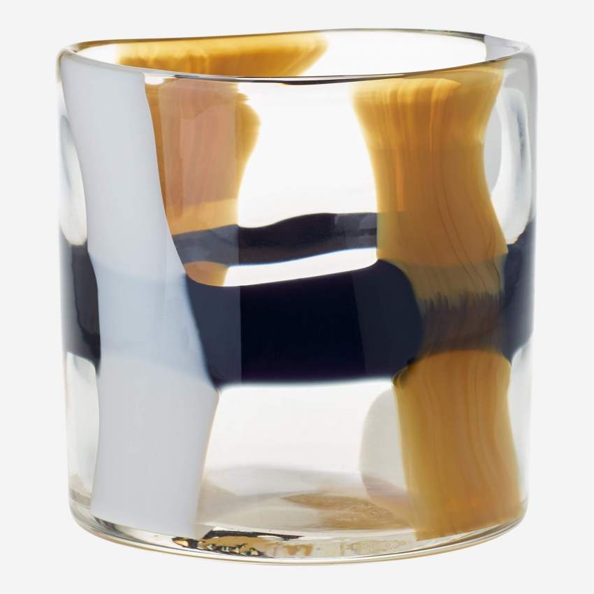 Photophore en verre soufflé - Transparent
