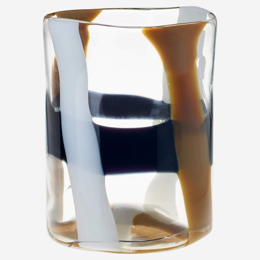 Jarrón de vidrio soplado 20 x 26 cm - Transparente