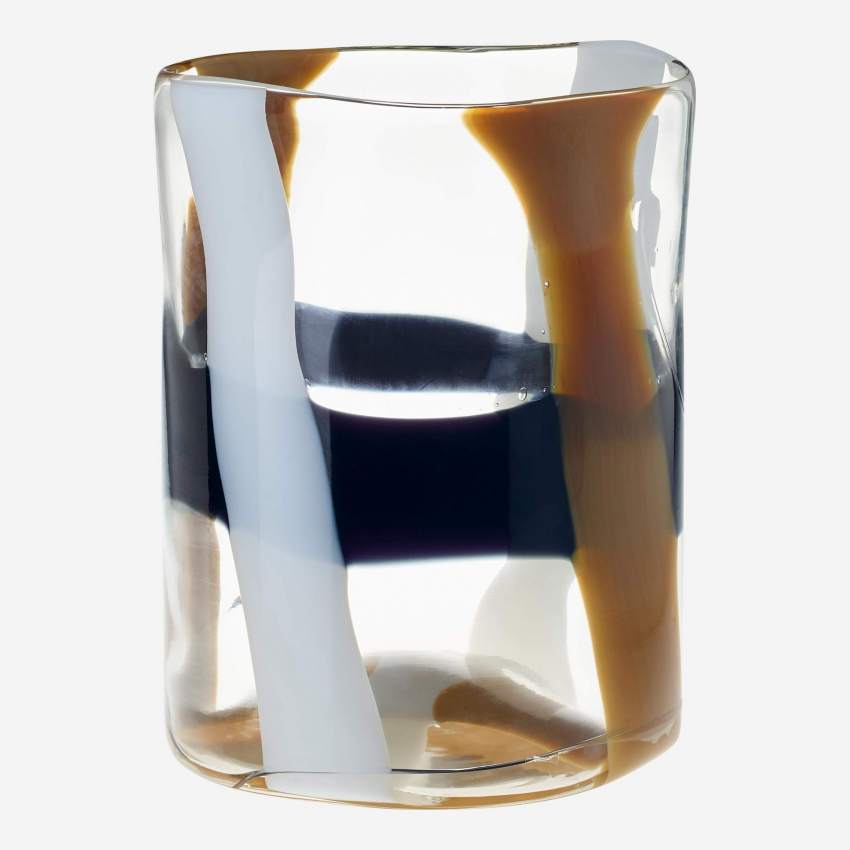 Jarrón de vidrio soplado 20 x 26 cm - Transparente