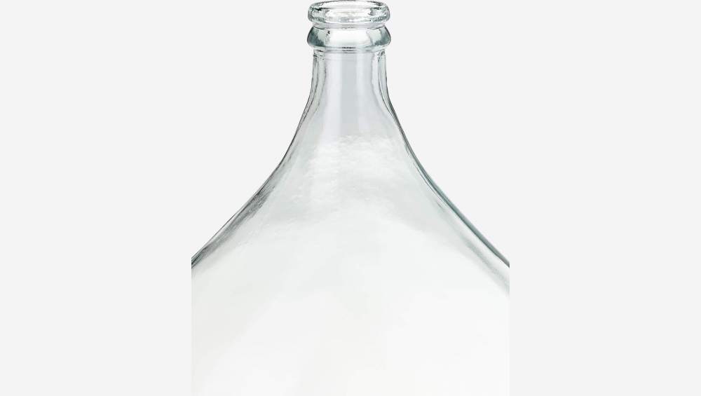 Vase en verre recyclé - 40 x 56 cm - Transparent