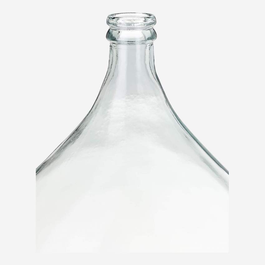 Vaso di vetro riciclato - 40 x 56 cm - Trasparente