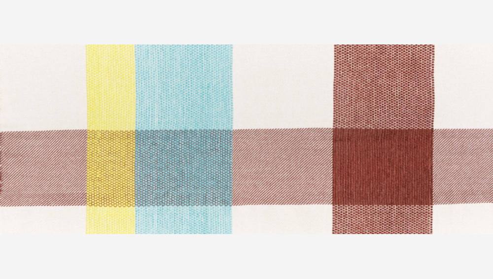 Plaid en coton - 130 x 170 cm - Multicolore