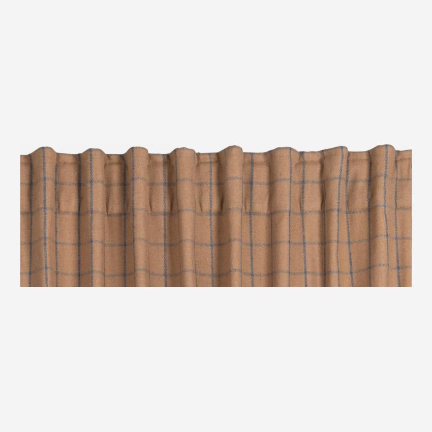2er-Set Vorhänge aus Wolle - 140 x 260 cm - Beige