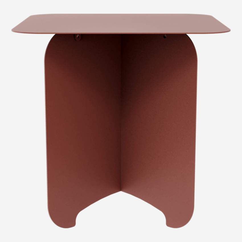 Tavolino da appoggio in metallo -  Terracotta
