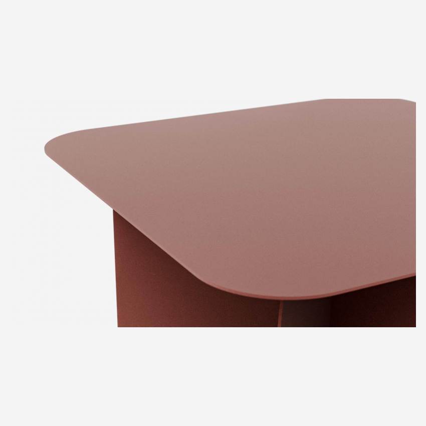 Tavolino da appoggio in metallo -  Terracotta